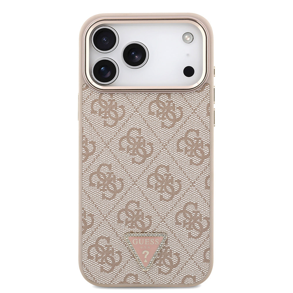 __genel|2|apple-iphone-17-pro-max-kilif-guess-orjinal-lisansli-m-safe-sarj-ozellikli-tasli-ucgen-logo-4g-desenli-kapak-03|Apple iPhone 17 Pro Max Kılıf Guess Orjinal Lisanslı MagSafe Şarj Özellikli Taşlı Üçgen Logo 4G Desenli Kapak