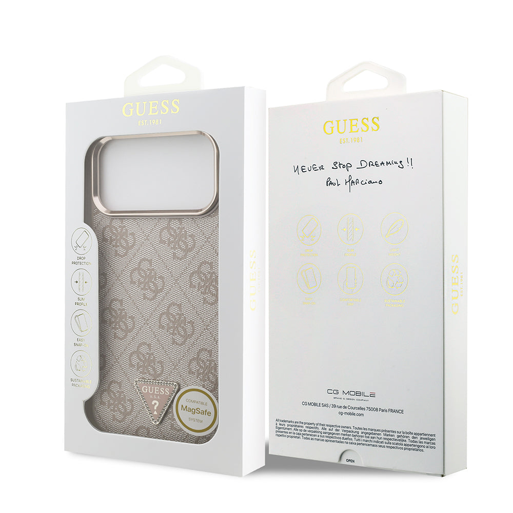 __genel|7|apple-iphone-17-pro-max-kilif-guess-orjinal-lisansli-m-safe-sarj-ozellikli-tasli-ucgen-logo-4g-desenli-kapak-08|Apple iPhone 17 Pro Max Kılıf Guess Orjinal Lisanslı MagSafe Şarj Özellikli Taşlı Üçgen Logo 4G Desenli Kapak