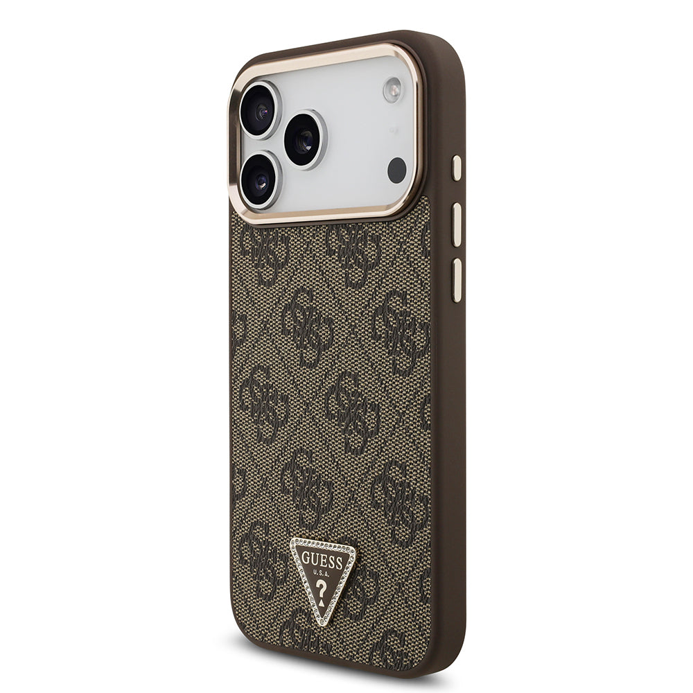 __genel|8|apple-iphone-17-pro-max-kilif-guess-orjinal-lisansli-m-safe-sarj-ozellikli-tasli-ucgen-logo-4g-desenli-kapak-09|Apple iPhone 17 Pro Max Kılıf Guess Orjinal Lisanslı MagSafe Şarj Özellikli Taşlı Üçgen Logo 4G Desenli Kapak