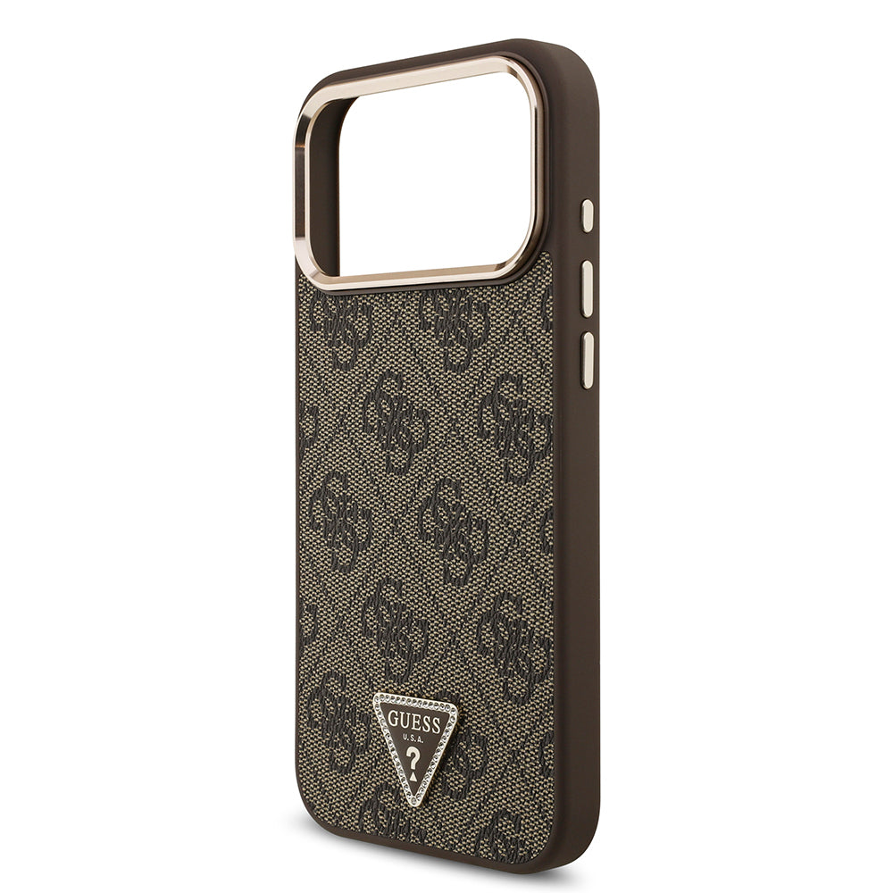 __genel|12|apple-iphone-17-pro-max-kilif-guess-orjinal-lisansli-m-safe-sarj-ozellikli-tasli-ucgen-logo-4g-desenli-kapak-13|Apple iPhone 17 Pro Max Kılıf Guess Orjinal Lisanslı MagSafe Şarj Özellikli Taşlı Üçgen Logo 4G Desenli Kapak
