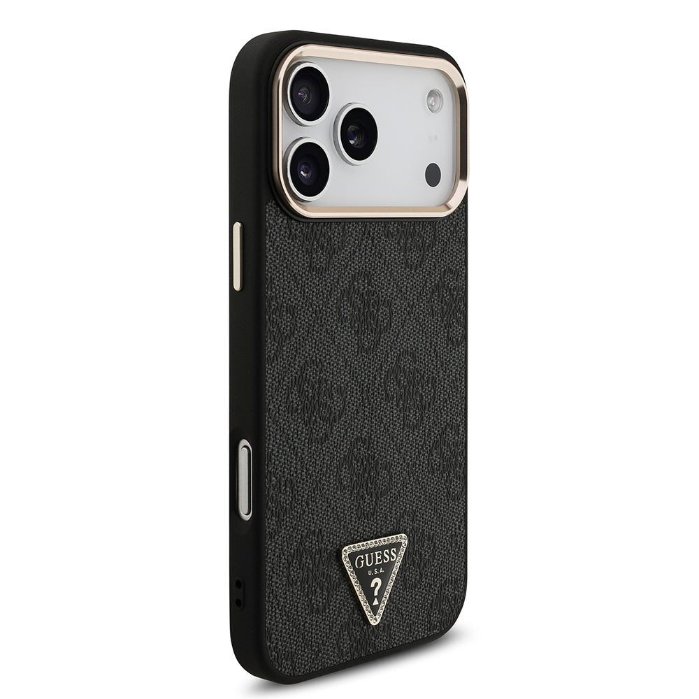 __genel|17|apple-iphone-17-pro-max-kilif-guess-orjinal-lisansli-m-safe-sarj-ozellikli-tasli-ucgen-logo-4g-desenli-kapak-18|Apple iPhone 17 Pro Max Kılıf Guess Orjinal Lisanslı MagSafe Şarj Özellikli Taşlı Üçgen Logo 4G Desenli Kapak
