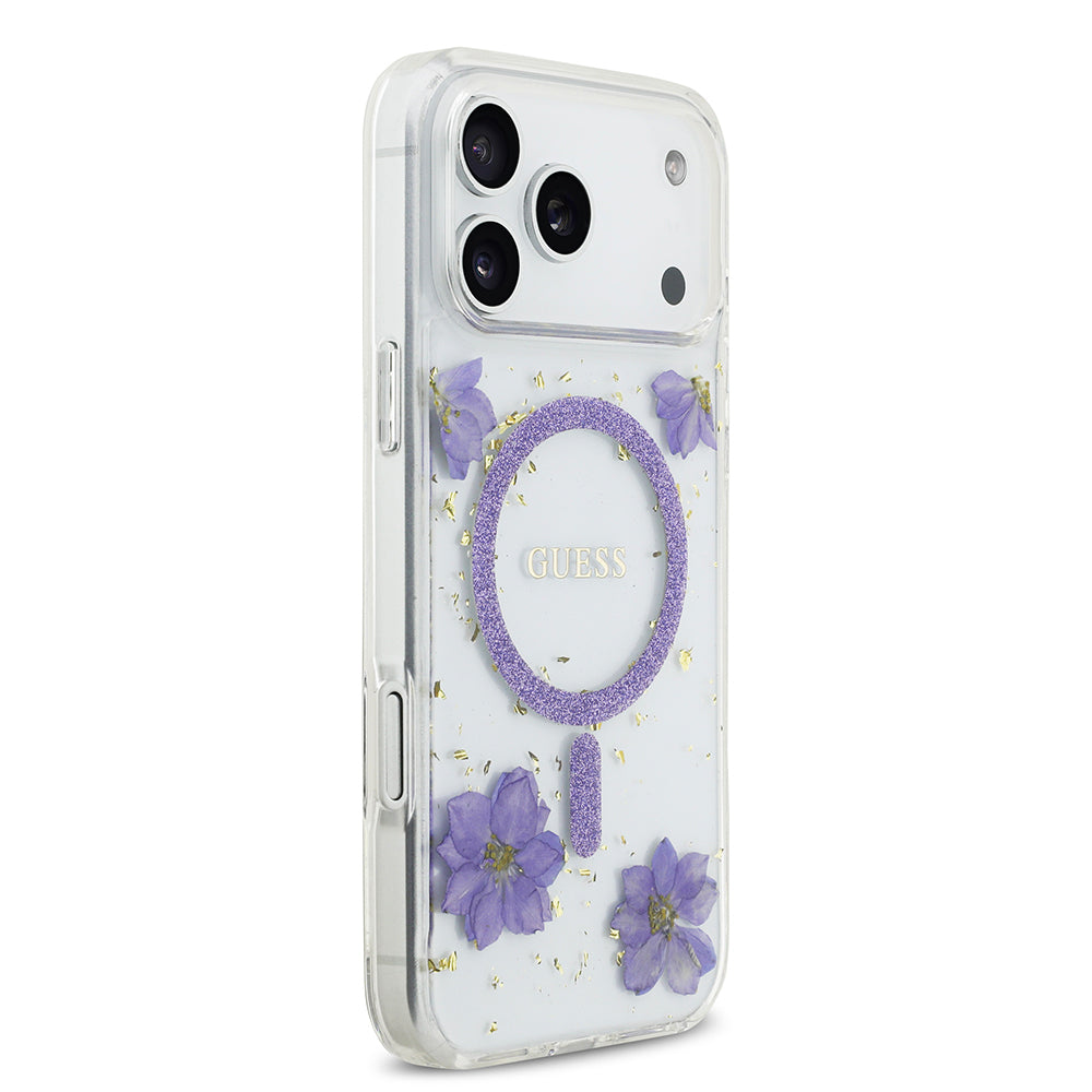__genel|3|apple-iphone-17-pro-max-kilif-guess-orjinal-lisansli-m-safe-sarj-ozellikli-transparan-resin-flowers-kapak-04|Apple iPhone 17 Pro Max Kılıf Guess Orjinal Lisanslı MagSafe Şarj Özellikli Transparan Resin Flowers Kapak