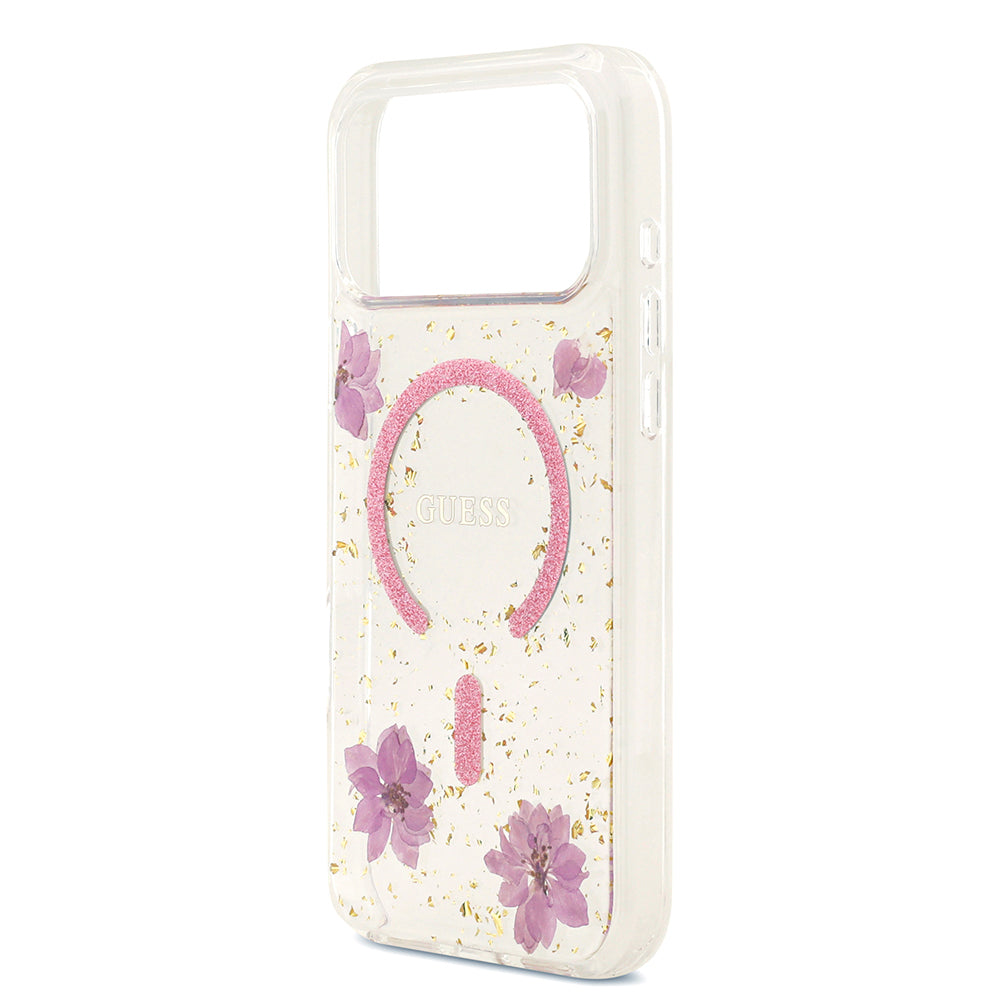 __genel|11|apple-iphone-17-pro-max-kilif-guess-orjinal-lisansli-m-safe-sarj-ozellikli-transparan-resin-flowers-kapak-12|Apple iPhone 17 Pro Max Kılıf Guess Orjinal Lisanslı MagSafe Şarj Özellikli Transparan Resin Flowers Kapak