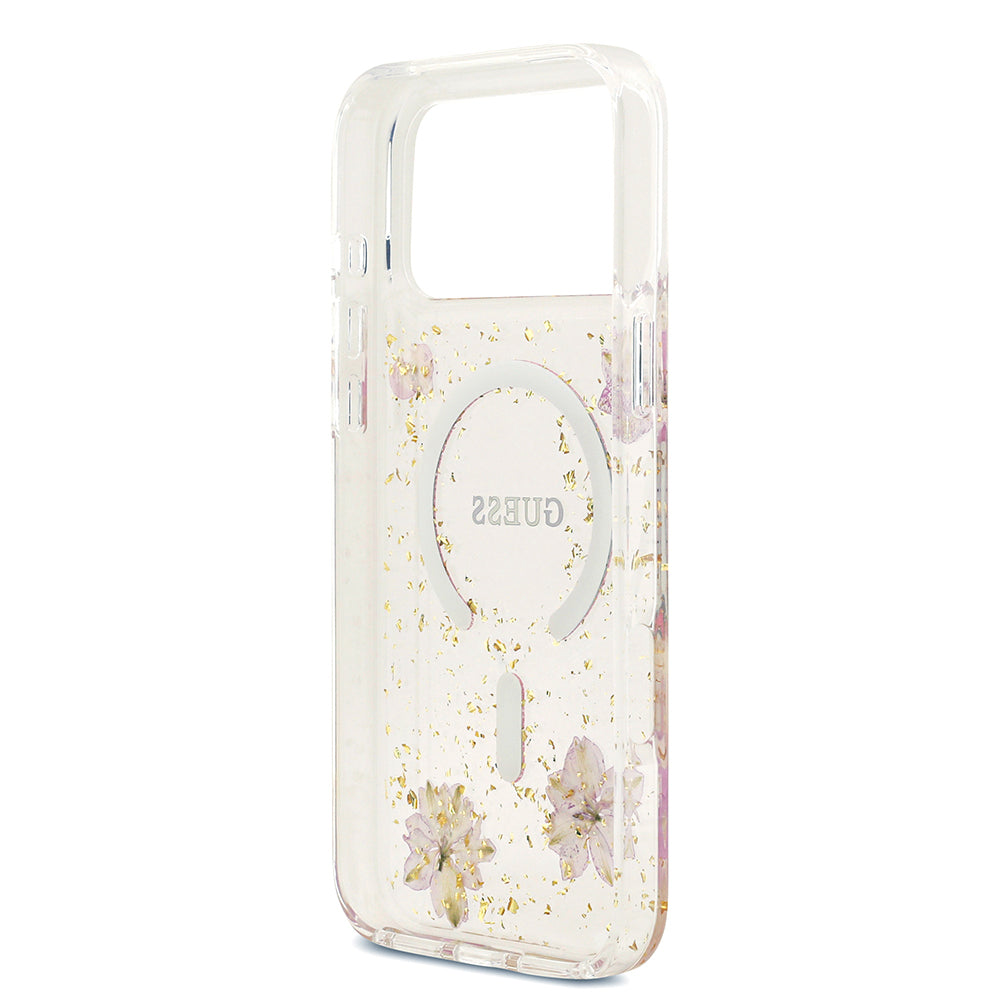 __genel|12|apple-iphone-17-pro-max-kilif-guess-orjinal-lisansli-m-safe-sarj-ozellikli-transparan-resin-flowers-kapak-13|Apple iPhone 17 Pro Max Kılıf Guess Orjinal Lisanslı MagSafe Şarj Özellikli Transparan Resin Flowers Kapak
