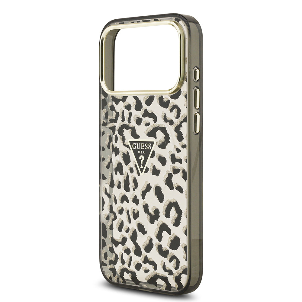 __genel|11|apple-iphone-17-pro-max-kilif-guess-orjinal-lisansli-m-safe-sarj-ozellikli-ucgen-logolu-simli-leopar-desenli-kapak-12|Apple iPhone 17 Pro Max Kılıf Guess Orjinal Lisanslı MagSafe Şarj Özellikli Üçgen Logolu Simli Leopar Desenli Kapak
