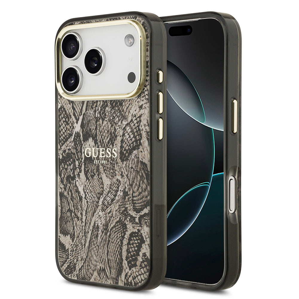 __genel|0|apple-iphone-17-pro-max-kilif-guess-orjinal-lisansli-m-safe-sarj-ozellikli-yazi-logolu-python-desenli-kapak-01|Apple iPhone 17 Pro Max Kılıf Guess Orjinal Lisanslı MagSafe Şarj Özellikli Yazı Logolu Python Desenli Kapak