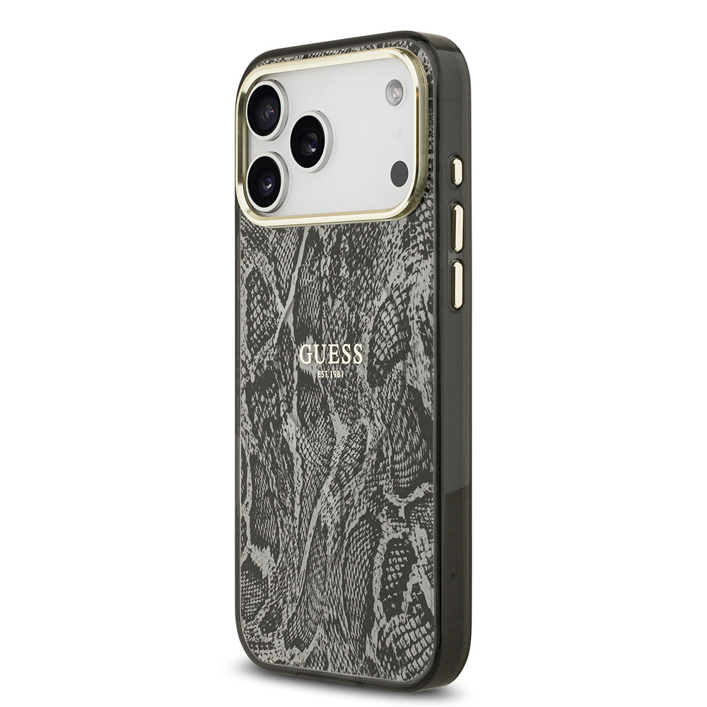 __genel|7|apple-iphone-17-pro-max-kilif-guess-orjinal-lisansli-m-safe-sarj-ozellikli-yazi-logolu-python-desenli-kapak-08|Apple iPhone 17 Pro Max Kılıf Guess Orjinal Lisanslı MagSafe Şarj Özellikli Yazı Logolu Python Desenli Kapak