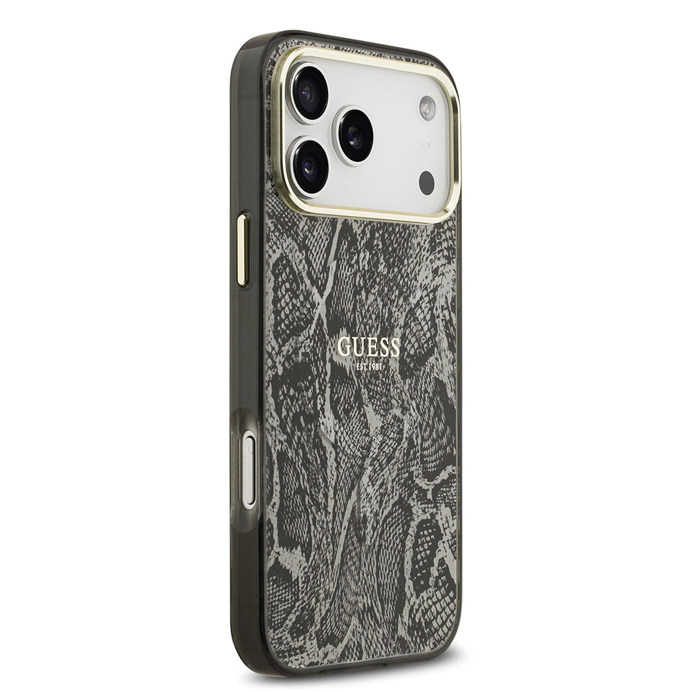 __genel|9|apple-iphone-17-pro-max-kilif-guess-orjinal-lisansli-m-safe-sarj-ozellikli-yazi-logolu-python-desenli-kapak-10|Apple iPhone 17 Pro Max Kılıf Guess Orjinal Lisanslı MagSafe Şarj Özellikli Yazı Logolu Python Desenli Kapak
