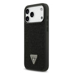__genel|1|apple-iphone-17-pro-max-kilif-guess-orjinal-lisansli-tasli-arka-yuzey-ucgen-logolu-kapak-02|Apple iPhone 17 Pro Max Kılıf Guess Orjinal Lisanslı Taşlı Arka Yüzey Üçgen Logolu Kapak