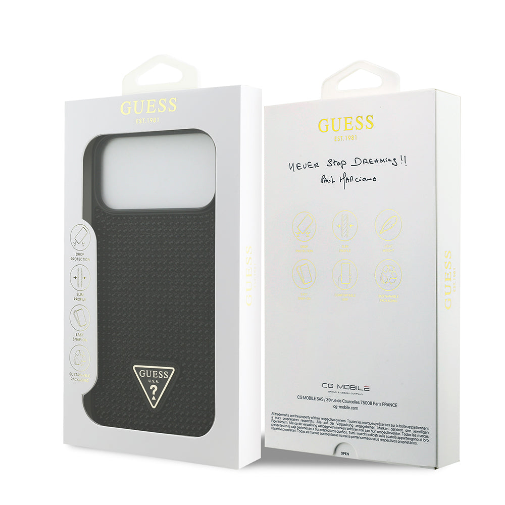 __genel|7|apple-iphone-17-pro-max-kilif-guess-orjinal-lisansli-tasli-arka-yuzey-ucgen-logolu-kapak-08|Apple iPhone 17 Pro Max Kılıf Guess Orjinal Lisanslı Taşlı Arka Yüzey Üçgen Logolu Kapak