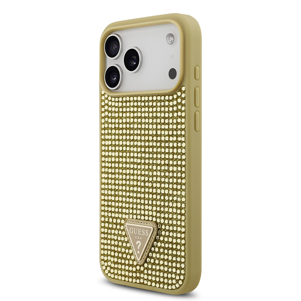 __genel|8|apple-iphone-17-pro-max-kilif-guess-orjinal-lisansli-tasli-arka-yuzey-ucgen-logolu-kapak-09|Apple iPhone 17 Pro Max Kılıf Guess Orjinal Lisanslı Taşlı Arka Yüzey Üçgen Logolu Kapak