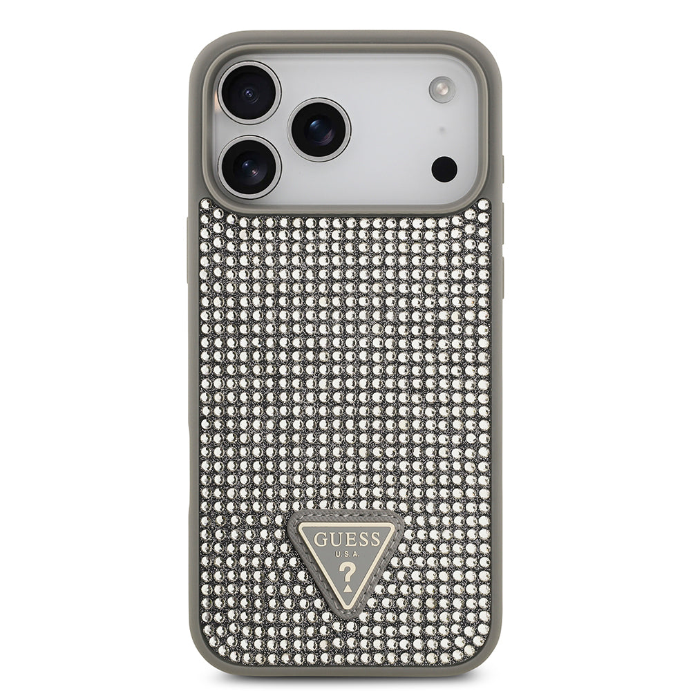 __genel|23|apple-iphone-17-pro-max-kilif-guess-orjinal-lisansli-tasli-arka-yuzey-ucgen-logolu-kapak-24|Apple iPhone 17 Pro Max Kılıf Guess Orjinal Lisanslı Taşlı Arka Yüzey Üçgen Logolu Kapak