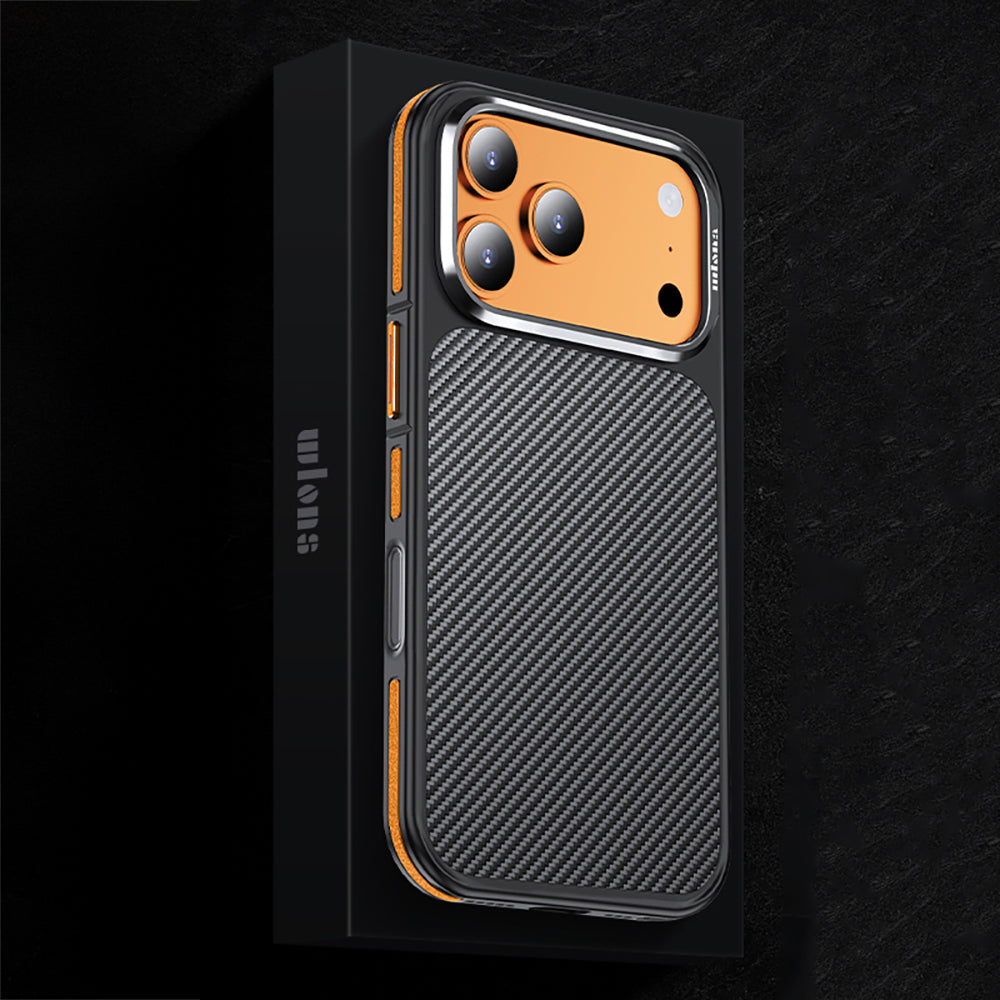 __genel|8|apple-iphone-17-pro-max-kilif-karbon-fiber-gorunumlu-wlons-marin-kapak-09|Apple iPhone 17 Pro Max Kılıf Karbon Fiber Görünümlü Wlons Marin Kapak