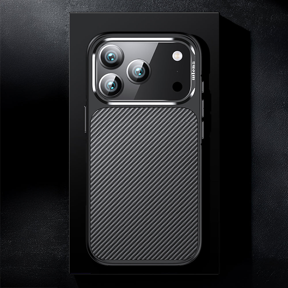 __genel|15|apple-iphone-17-pro-max-kilif-karbon-fiber-gorunumlu-wlons-marin-kapak-16|Apple iPhone 17 Pro Max Kılıf Karbon Fiber Görünümlü Wlons Marin Kapak