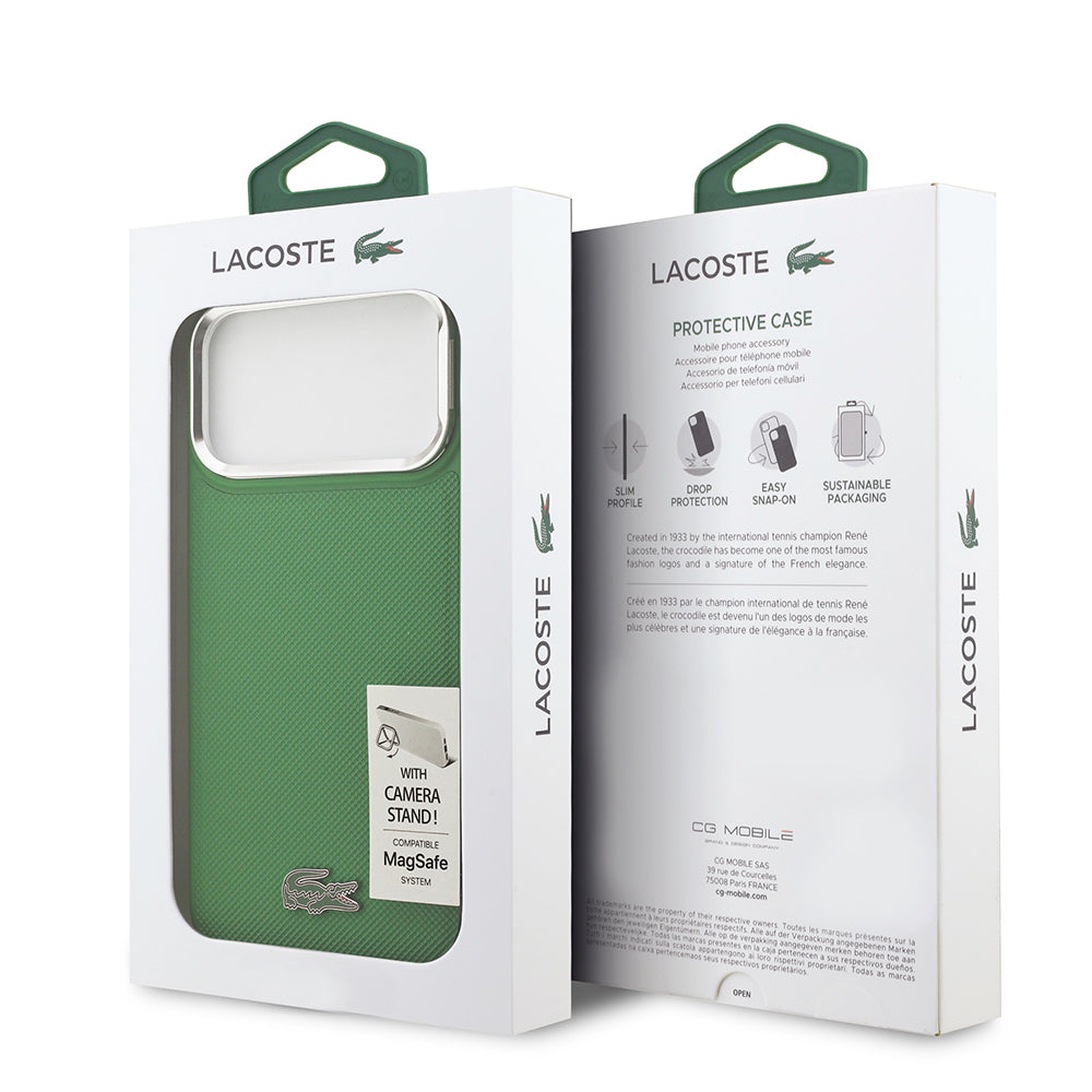 __genel|14|apple-iphone-17-pro-max-kilif-lacoste-orjinal-lisansli-m-safe-sarj-ozellikli-pu-pike-desenli-standli-metal-logolu-kapak-15|Apple iPhone 17 Pro Max Kılıf Lacoste Orjinal Lisanslı MagSafe Şarj Özellikli PU Pike Desenli Standlı Metal Logolu Kapak
