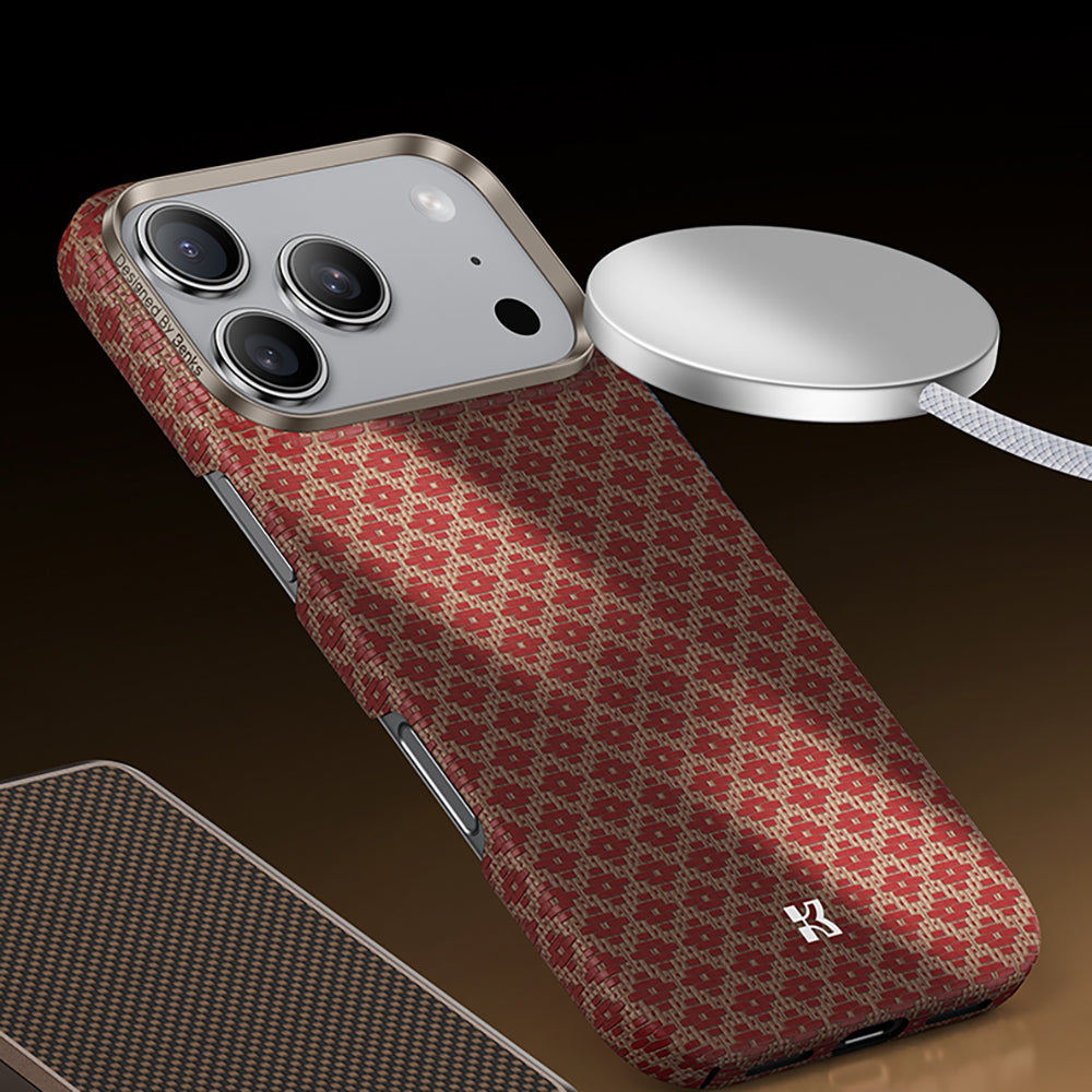 __genel|23|apple-iphone-17-pro-max-kilif-m-safe-sarj-ozellikli-benks-armorair-armorgrid-serisi-kevlar-karbon-kapak-24|Apple iPhone 17 Pro Max Kılıf MagSafe Şarj Özellikli Benks ArmorAir ArmorGrid Serisi Kevlar Karbon Kapak