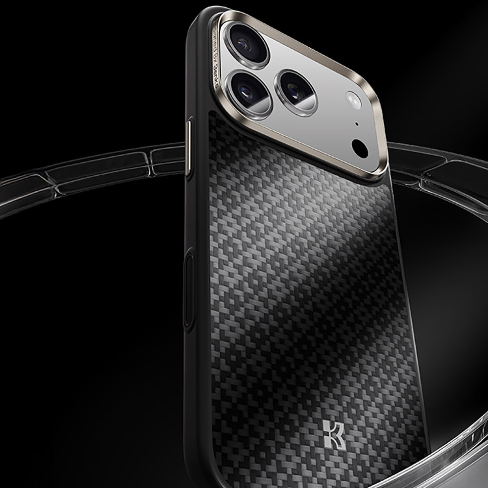 __genel|11|apple-iphone-17-pro-max-kilif-m-safe-sarj-ozellikli-benks-armorpro-armorgrid-serisi-kevlar-karbon-kapak-12|Apple iPhone 17 Pro Max Kılıf MagSafe Şarj Özellikli Benks ArmorPro ArmorGrid Serisi Kevlar Karbon Kapak