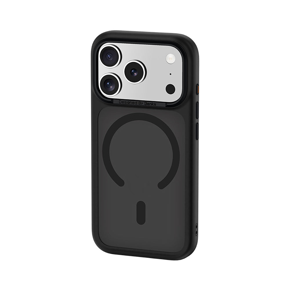__genel|5|apple-iphone-17-pro-max-kilif-m-safe-sarj-ozellikli-benks-mist-c-magnet-kapak-06|Apple iPhone 17 Pro Max Kılıf MagSafe Şarj Özellikli Benks Mist C-Magnet Kapak