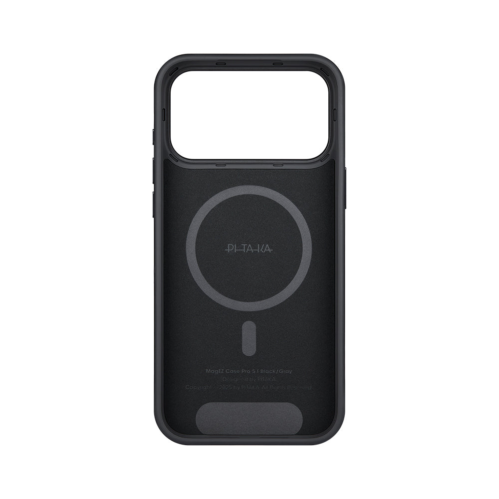 __genel|7|apple-iphone-17-pro-max-kilif-m-safe-sarj-ozellikli-1500d-aramid-karbon-fiber-pitaka-military-grade-classic-serisi-black-grey-twill-kapak-08|Apple iPhone 17 Pro Max Kılıf MagSafe Şarj Özellikli 1500D Aramid Karbon Fiber Pitaka Military-Grade Classic Serisi Black-Grey Twill Kapak