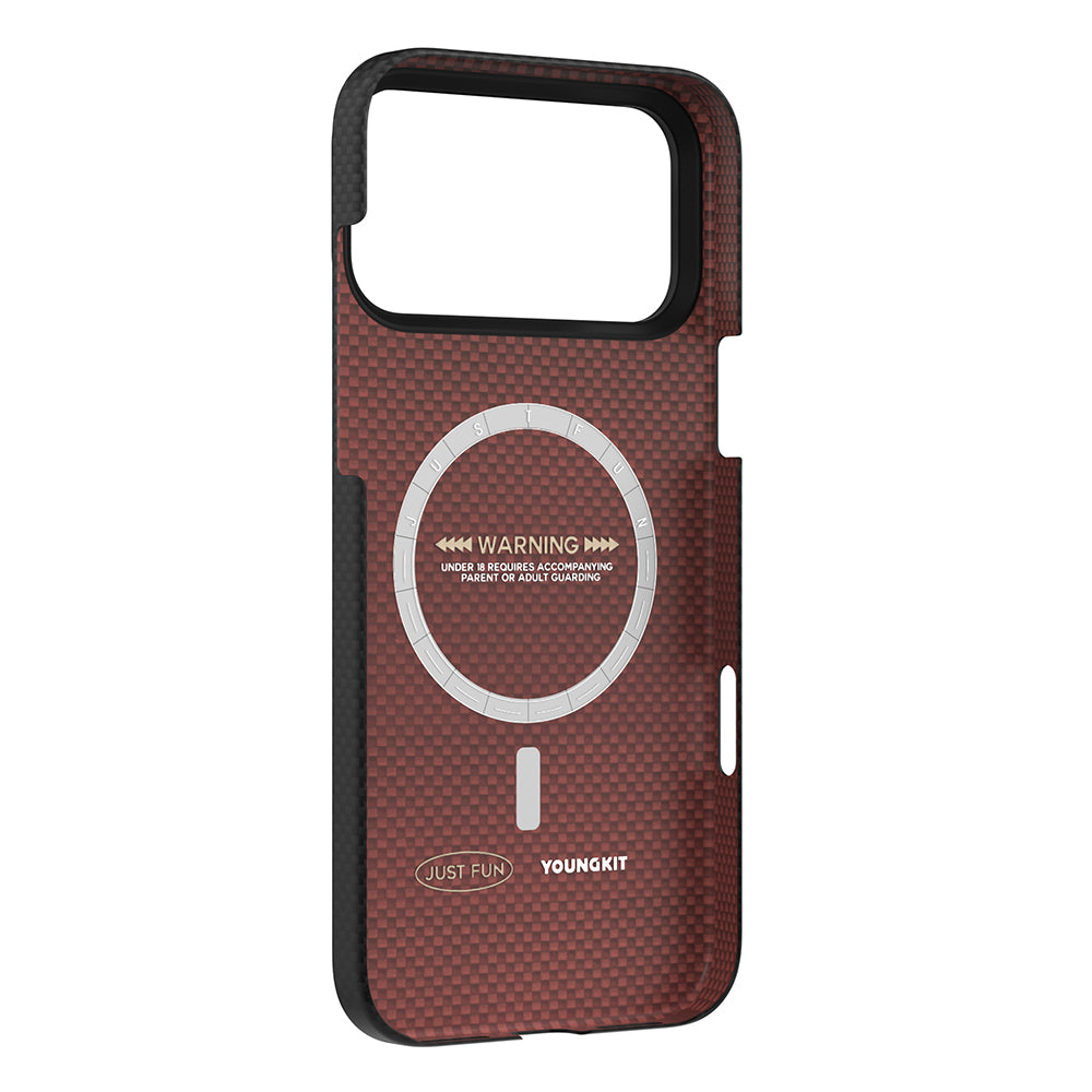 __genel|10|apple-iphone-17-pro-max-kilif-m-safe-sarj-ozellikli-aramid-fiber-youngkit-1500d-extreme-wing-titanyum-gold-serisi-kapak-11|Apple iPhone 17 Pro Max Kılıf MagSafe Şarj Özellikli Aramid Fiber Youngkit 1500D Extreme Wing Titanyum-Gold Serisi Kapak