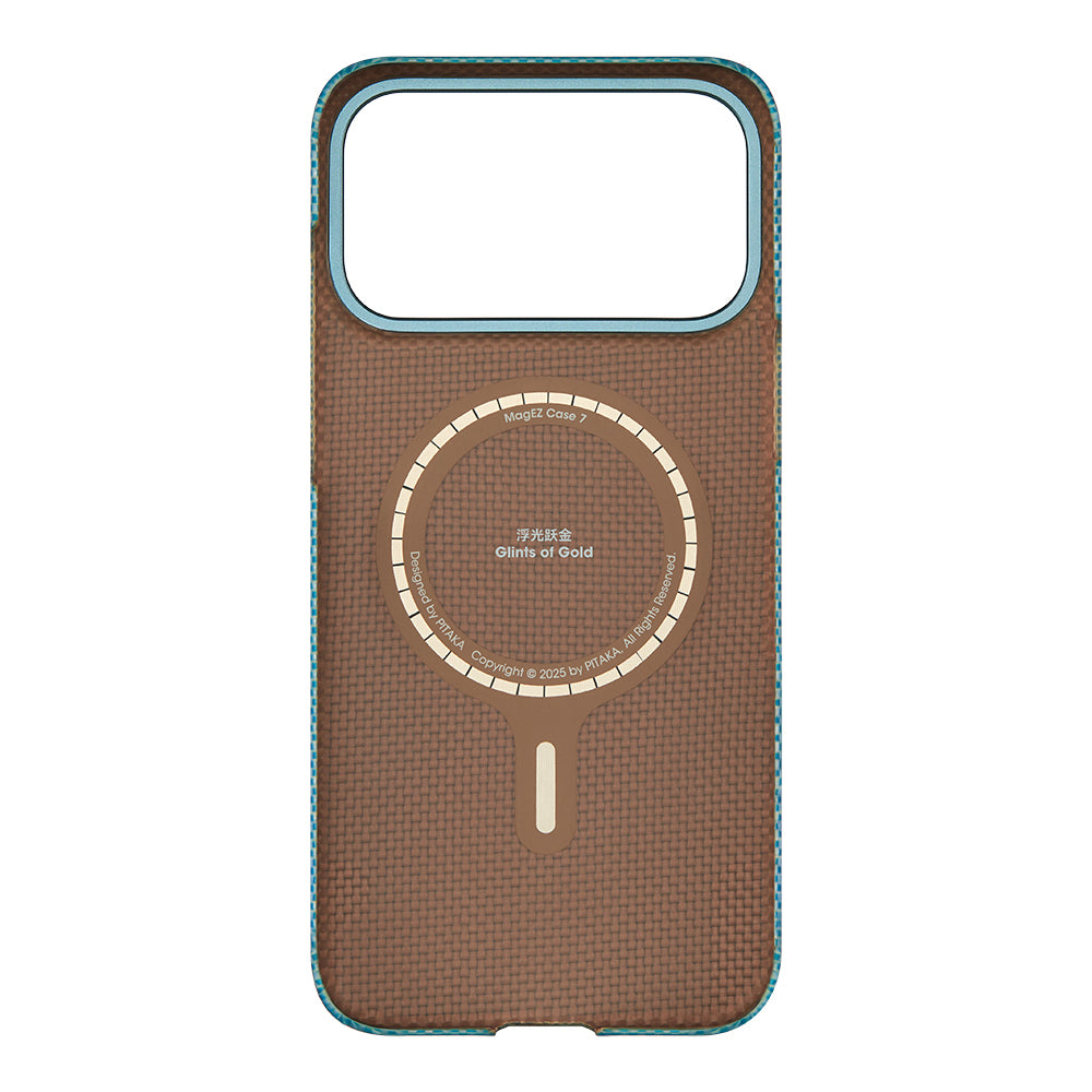 __genel|3|apple-iphone-17-pro-max-kilif-m-safe-sarj-ozellikli-aramid-karbon-fiber-pitaka-glints-of-gold-ultra-slim-serisi-kapak-04|Apple iPhone 17 Pro Max Kılıf MagSafe Şarj Özellikli Aramid Karbon Fiber Pitaka Glints of Gold Ultra Slim Serisi Kapak
