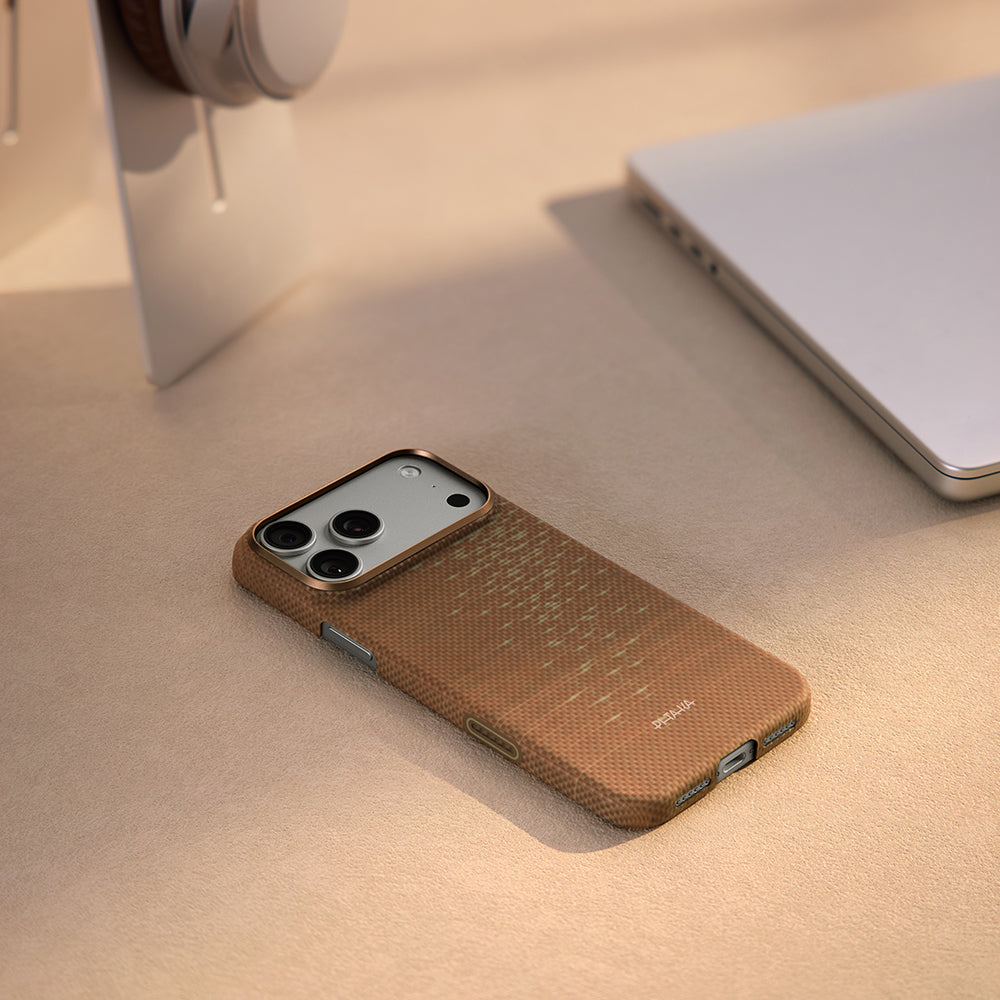 __genel|20|apple-iphone-17-pro-max-kilif-m-safe-sarj-ozellikli-aramid-karbon-fiber-pitaka-glints-of-gold-ultra-slim-serisi-kapak-21|Apple iPhone 17 Pro Max Kılıf MagSafe Şarj Özellikli Aramid Karbon Fiber Pitaka Glints of Gold Ultra Slim Serisi Kapak