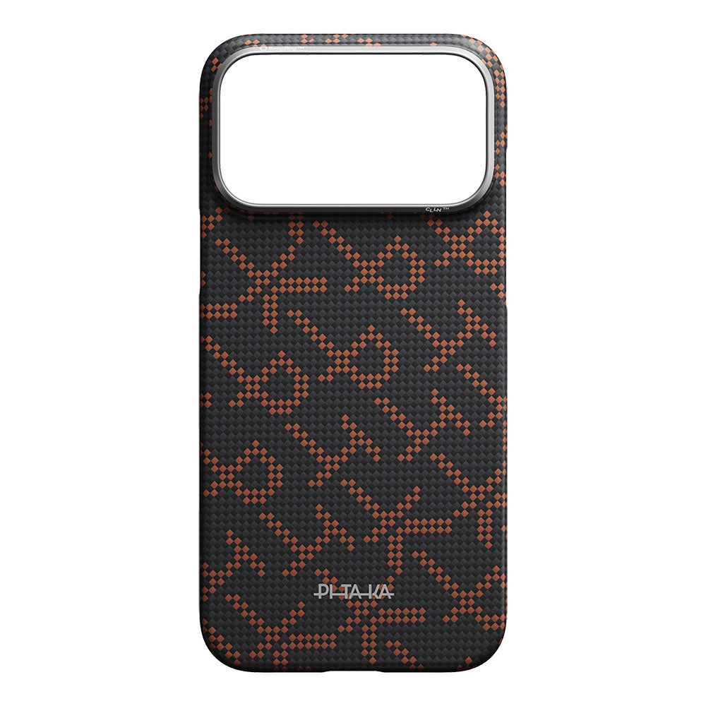 __genel|6|apple-iphone-17-pro-max-kilif-m-safe-sarj-ozellikli-aramid-karbon-fiber-pitaka-tactile-woven-monogram-serisi-kapak-07|Apple iPhone 17 Pro Max Kılıf MagSafe Şarj Özellikli Aramid Karbon Fiber Pitaka Tactile Woven Monogram Serisi Kapak
