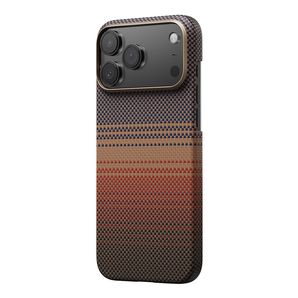 __genel|8|apple-iphone-17-pro-max-kilif-m-safe-sarj-ozellikli-aramid-karbon-fiber-pitaka-tactile-woven-sunset-moonrise-serisi-kapak-09|Apple iPhone 17 Pro Max Kılıf MagSafe Şarj Özellikli Aramid Karbon Fiber Pitaka Tactile Woven Sunset-Moonrise Serisi Kapak
