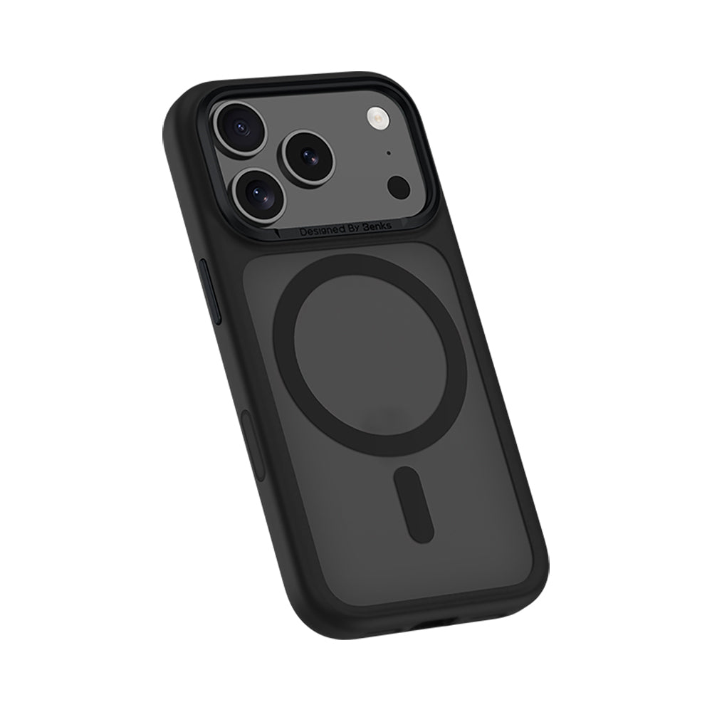__genel|3|apple-iphone-17-pro-max-kilif-m-safe-sarj-ozellikli-benks-mist-protective-kapak-04|Apple iPhone 17 Pro Max Kılıf MagSafe Şarj Özellikli Benks Mist Protective Kapak