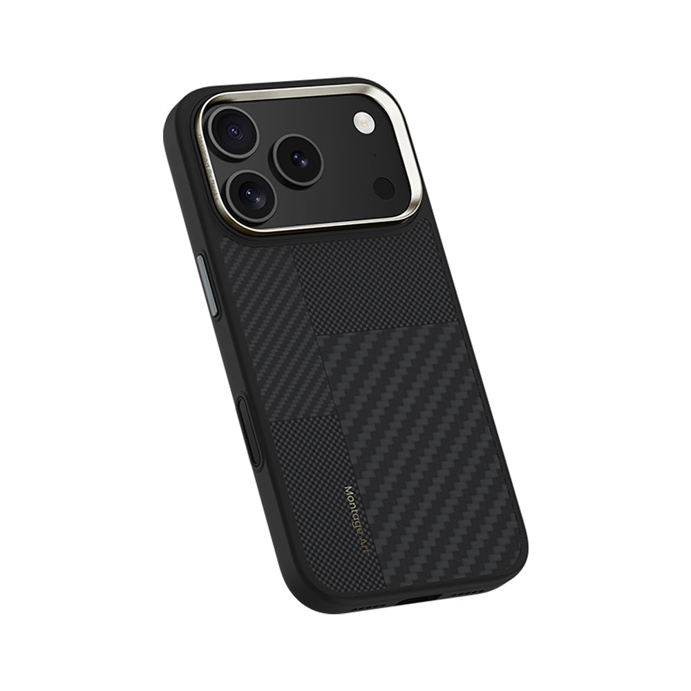 __genel|2|apple-iphone-17-pro-max-kilif-m-safe-sarj-ozellikli-karbon-fiber-benks-montage-hybrid-armorpro-kevlar-kapak-03|Apple iPhone 17 Pro Max Kılıf MagSafe Şarj Özellikli Karbon Fiber Benks Montage Hybrid ArmorPro Kevlar Kapak