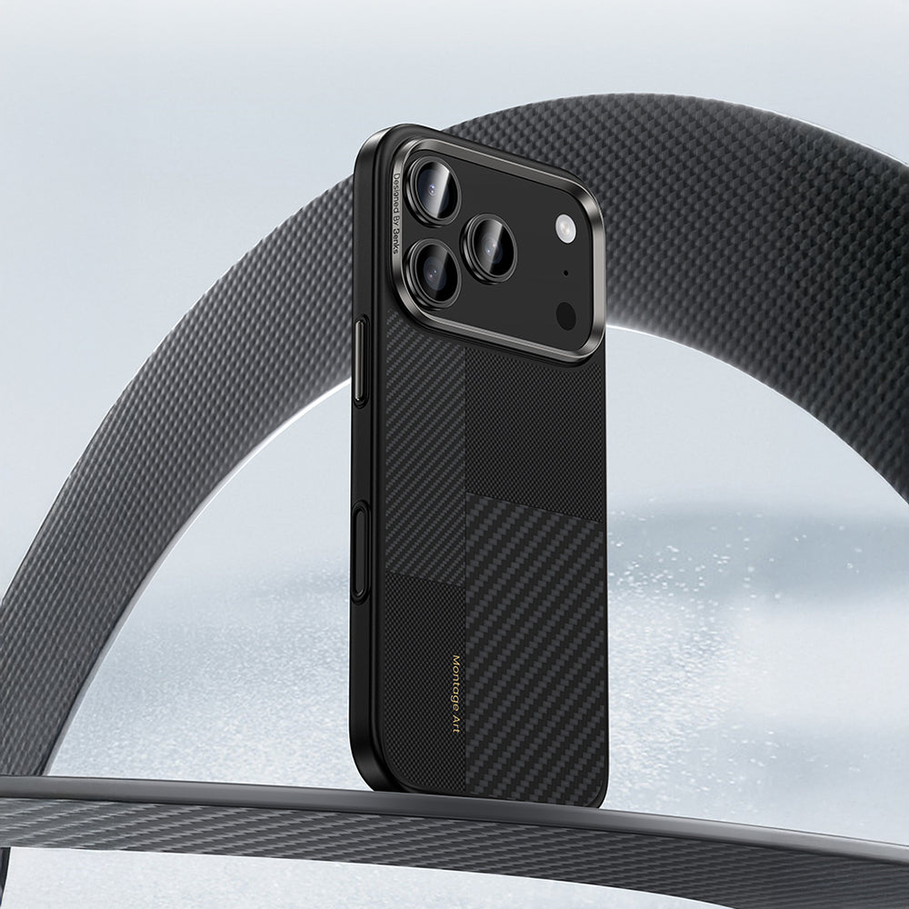 __genel|6|apple-iphone-17-pro-max-kilif-m-safe-sarj-ozellikli-karbon-fiber-benks-montage-hybrid-armorpro-kevlar-kapak-07|Apple iPhone 17 Pro Max Kılıf MagSafe Şarj Özellikli Karbon Fiber Benks Montage Hybrid ArmorPro Kevlar Kapak