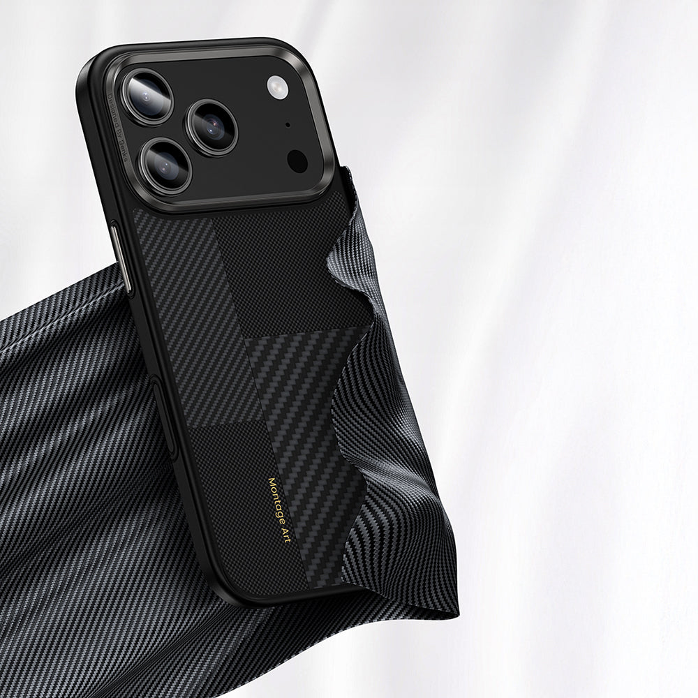 __genel|8|apple-iphone-17-pro-max-kilif-m-safe-sarj-ozellikli-karbon-fiber-benks-montage-hybrid-armorpro-kevlar-kapak-09|Apple iPhone 17 Pro Max Kılıf MagSafe Şarj Özellikli Karbon Fiber Benks Montage Hybrid ArmorPro Kevlar Kapak
