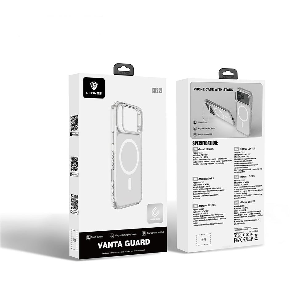 __genel|10|apple-iphone-17-pro-max-kilif-m-safe-sarj-ozellikli-metal-kamera-cerceveli-airbag-tasarimli-lenyes-ck221-sert-pc-kapak-11|Apple iPhone 17 Pro Max Kılıf MagSafe Şarj Özellikli Metal Kamera Çerçeveli Airbag Tasarımlı Lenyes CK221 Sert PC Kapak