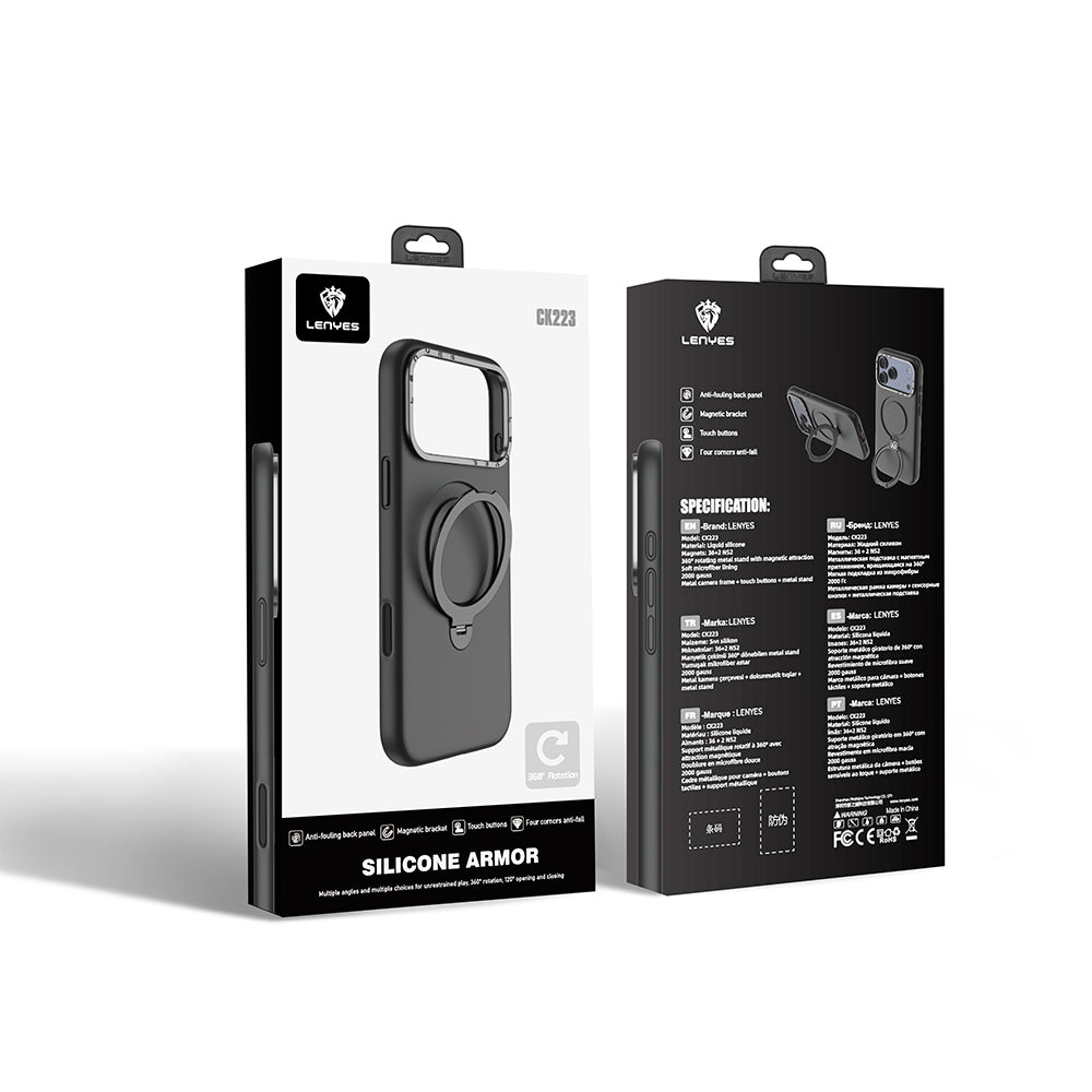 __genel|10|apple-iphone-17-pro-max-kilif-m-safe-sarj-ozellikli-metal-standli-sivi-silikon-lenyes-ck223-kapak-11|Apple iPhone 17 Pro Max Kılıf MagSafe Şarj Özellikli Metal Standlı Sıvı Silikon Lenyes CK223 Kapak