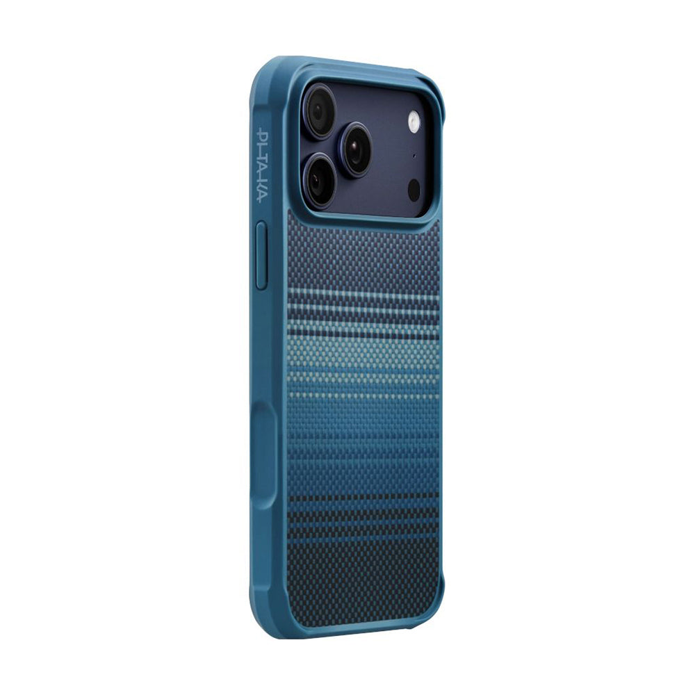 __genel|9|apple-iphone-17-pro-max-kilif-m-safe-sarj-ozellikli-pitaka-tactile-woven-sunset-moonrise-aramid-pro-guard-serisi-karbon-kapak-10|Apple iPhone 17 Pro Max Kılıf MagSafe Şarj Özellikli Pitaka Tactile Woven Sunset-Moonrise Aramid Pro Guard Serisi Karbon Kapak