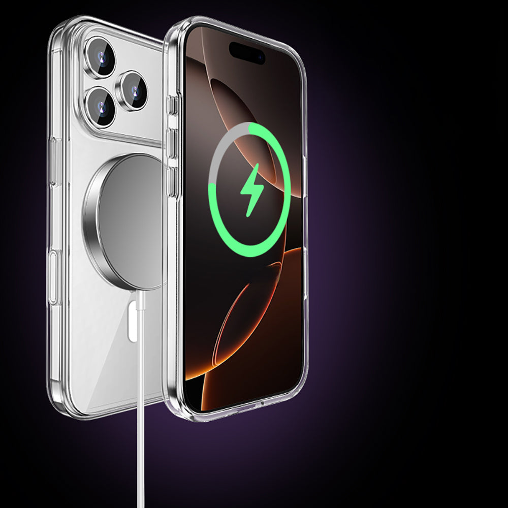 __genel|8|apple-iphone-17-pro-max-kilif-m-safe-sarj-ozellikli-transparan-sert-pc-wlons-pita-kapak-09|Apple iPhone 17 Pro Max Kılıf MagSafe Şarj Özellikli Transparan Sert PC Wlons Pita Kapak