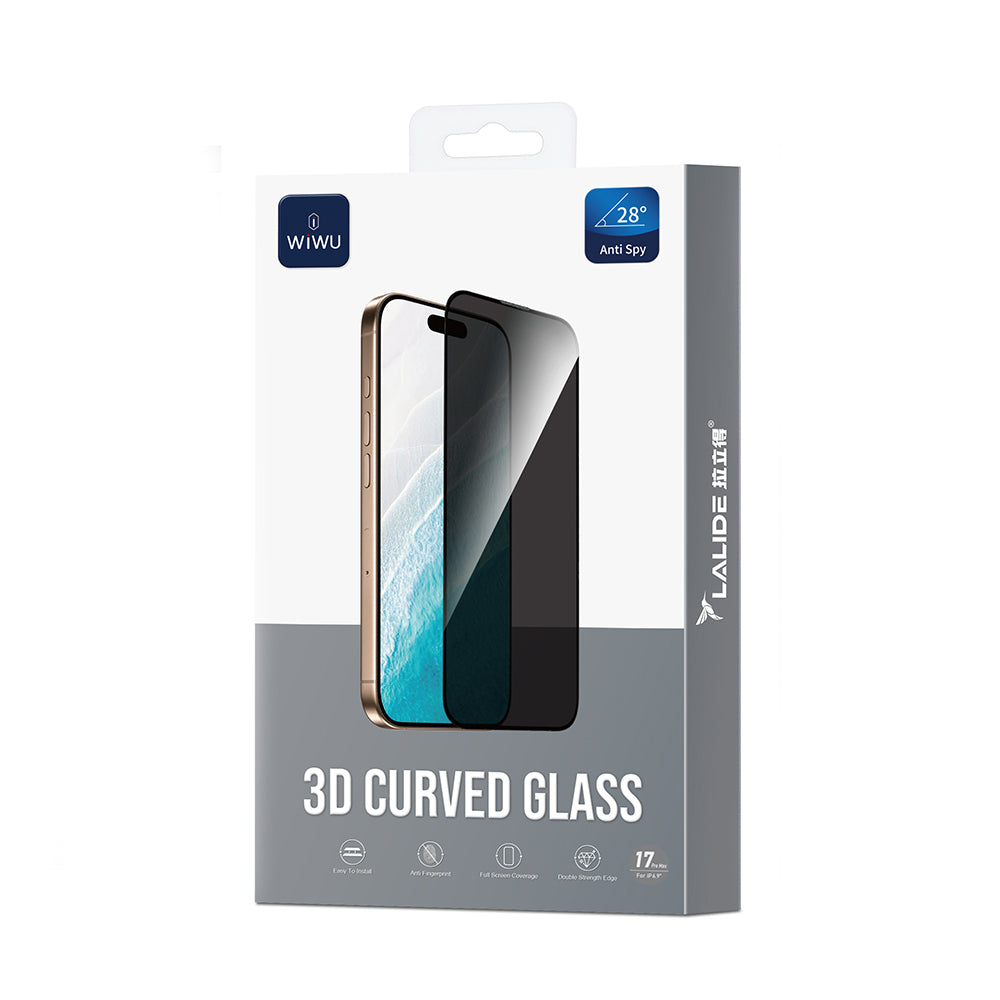 __genel|2|apple-iphone-17-pro-max-wiwu-lld302-3d-curved-iprivacy-parmak-izi-birakmayan-temperli-cam-ekran-koruyucu-03|Apple iPhone 17 Pro Max Wiwu LLD302 3D Curved iPrivacy Parmak İzi Bırakmayan Temperli Cam Ekran Koruyucu