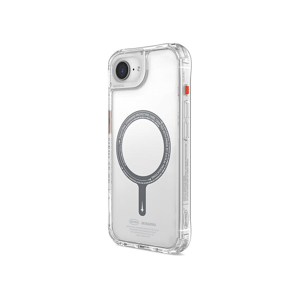 __genel|2|apple-iphone-17e-kilif-m-safe-sarj-ozellikli-seffaf-airbag-tasarimli-skinarma-saido-kapak-03|Apple iPhone 17E Kılıf MagSafe Şarj Özellikli Şeffaf Airbag Tasarımlı Skinarma Saido Kapak