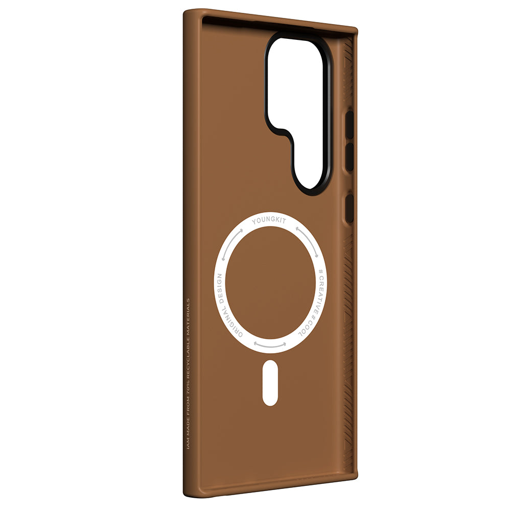 __genel|9|galaxy-s23-ultra-kilif-m-safe-sarj-ozellikli-basit-mat-deri-desenli-youngkit-tech-fashion-serisi-kapak-10|Galaxy S23 Ultra Kılıf MagSafe Şarj Özellikli Basit Mat Deri Desenli Youngkit Tech Fashion Serisi Kapak