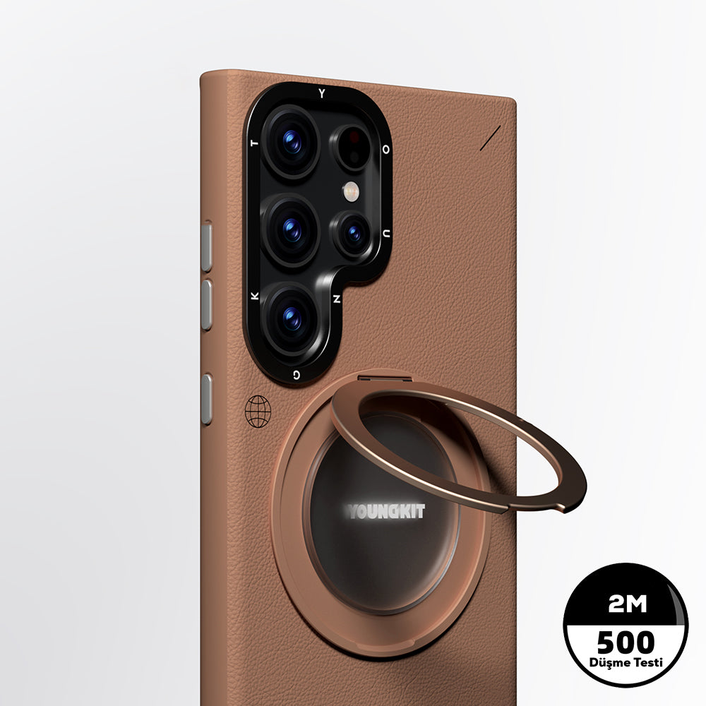__genel|6|galaxy-s24-ultra-kilif-m-safe-sarj-ozellikli-360-standli-basit-mat-deri-desenli-youngkit-tech-leather-serisi-kapak-07|Galaxy S24 Ultra Kılıf MagSafe Şarj Özellikli 360° Standlı Basit Mat Deri Desenli Youngkit Tech Leather Serisi Kapak