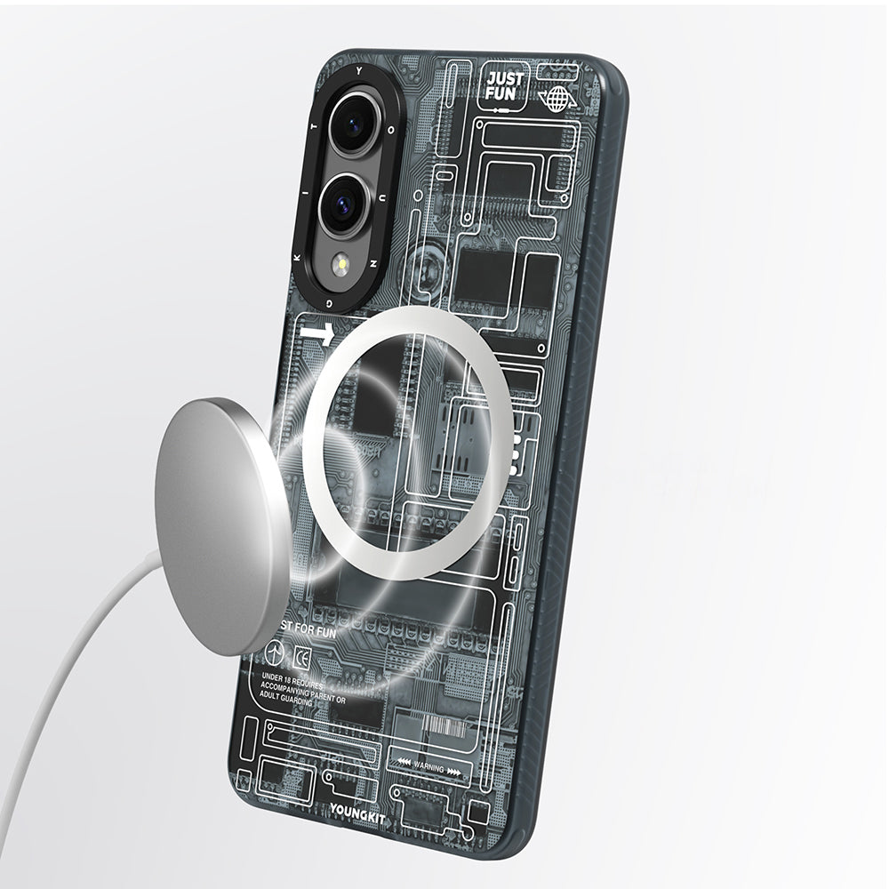 __genel|4|galaxy-s25-edge-kilif-m-safe-sarj-ozellikli-youngkit-technology-serisi-kapak-05|Galaxy S25 Edge Kılıf MagSafe Şarj Özellikli Youngkit Technology Serisi Kapak