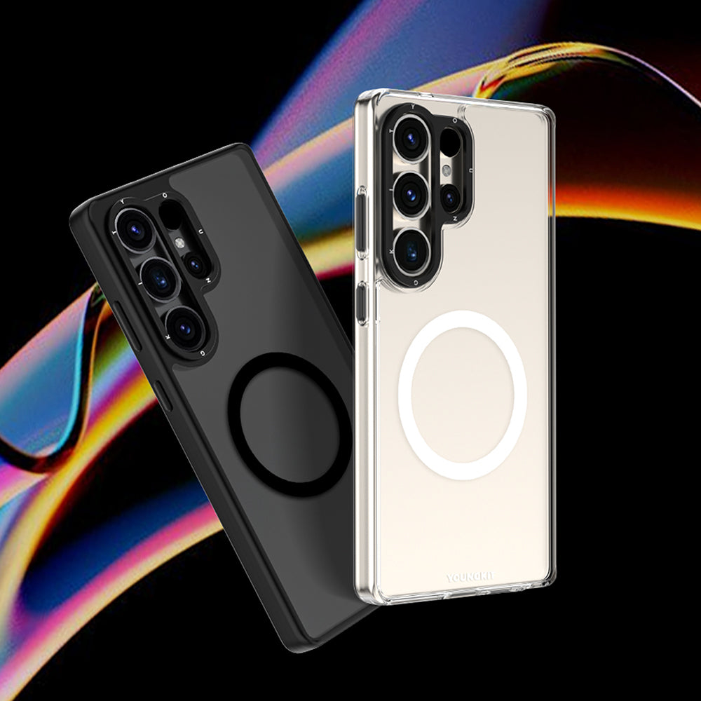 __genel|9|galaxy-s25-ultra-kilif-m-safe-sarj-ozellikli-cam-arka-yuzey-tpu-youngkit-gemstone-serisi-kapak-10|Galaxy S25 Ultra Kılıf MagSafe Şarj Özellikli Cam Arka Yüzey TPU Youngkit Gemstone Serisi Kapak
