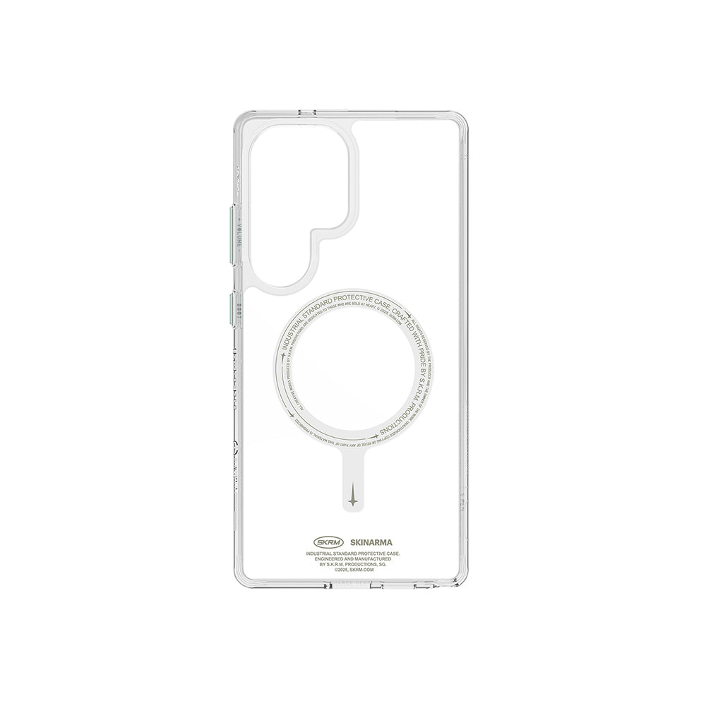 __genel|2|galaxy-s25-ultra-kilif-m-safe-sarj-ozellikli-seffaf-airbag-tasarimli-skinarma-saido-nightglow-kapak-03|Galaxy S25 Ultra Kılıf MagSafe Şarj Özellikli Şeffaf Airbag Tasarımlı Skinarma Saido Nightglow Kapak