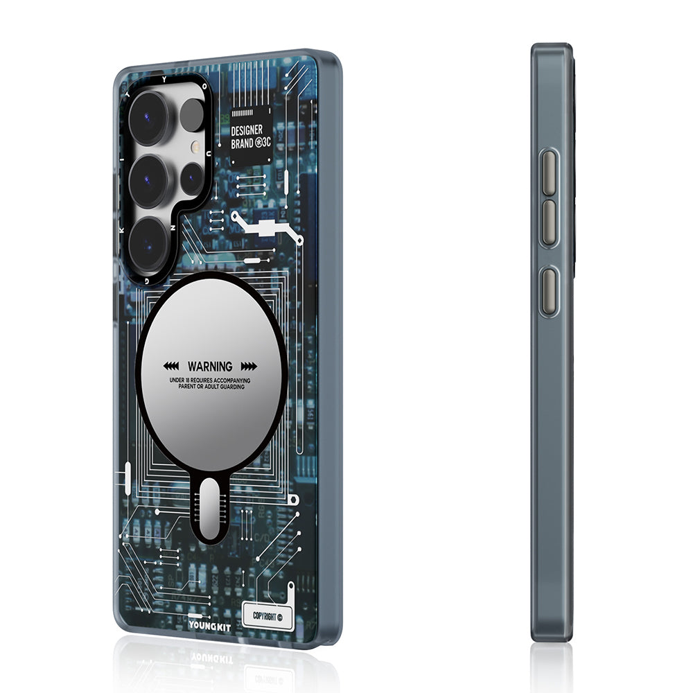 __genel|2|galaxy-s25-ultra-kilif-m-safe-sarj-ozellikli-youngkit-technology-serisi-kapak-03|Galaxy S25 Ultra Kılıf MagSafe Şarj Özellikli YoungKit Technology Serisi Kapak