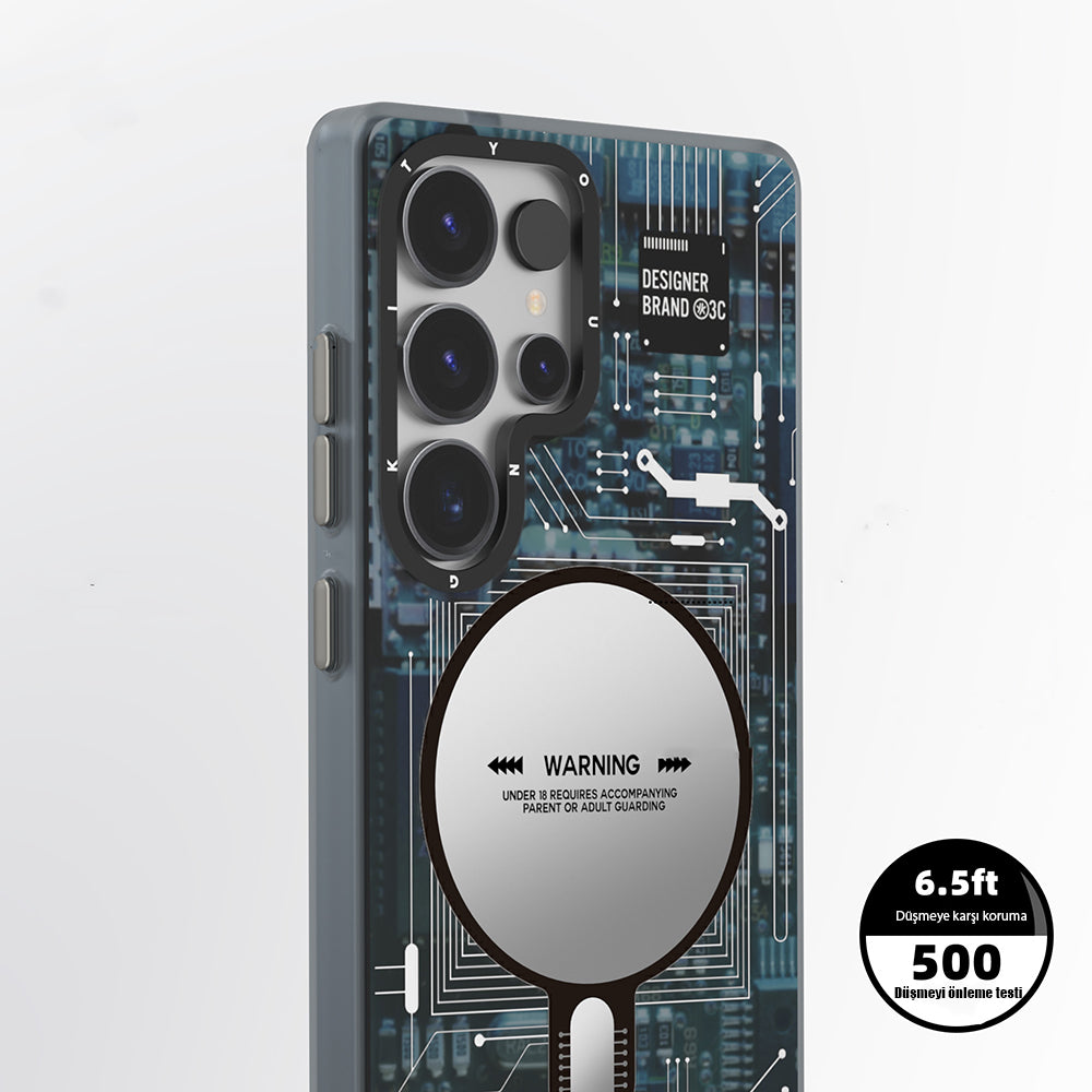 __genel|4|galaxy-s25-ultra-kilif-m-safe-sarj-ozellikli-youngkit-technology-serisi-kapak-05|Galaxy S25 Ultra Kılıf MagSafe Şarj Özellikli YoungKit Technology Serisi Kapak