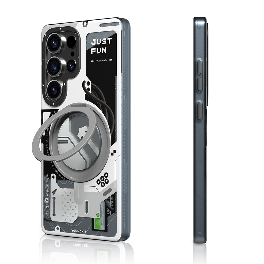 __genel|1|galaxy-s25-ultra-kilif-m-safe-sarj-ozellikli-youngkit-360-standli-starship-serisi-kapak-02|Galaxy S25 Ultra Kılıf MagSafe Şarj Özellikli Youngkit 360° Standlı Starship Serisi Kapak
