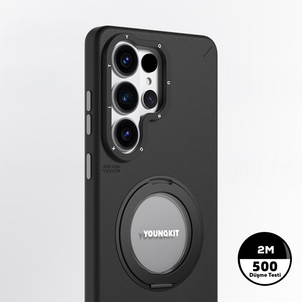 __genel|6|galaxy-s26-ultra-kilif-m-safe-sarj-ozellikli-360-standli-basit-mat-deri-desenli-youngkit-tech-leather-serisi-kapak-07|Galaxy S26 Ultra Kılıf MagSafe Şarj Özellikli 360° Standlı Basit Mat Deri Desenli Youngkit Tech Leather Serisi Kapak