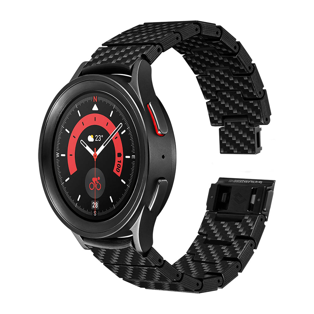 __genel|2|galaxy-watch-5-pro-45mm-karbon-fiber-pitaka-modern-serisi-black-grey-twill-kordon-03|Galaxy Watch 5 Pro 45mm Karbon Fiber Pitaka Modern Serisi Black-Grey Twill Kordon