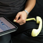 Native Union Pop Phone Retro Telefon Ahizesi - USB-C Destekli, Mikrofonlu ve Hoparlörlü (iPhone, iPad, Samsung S25, Laptop Uyumlu)