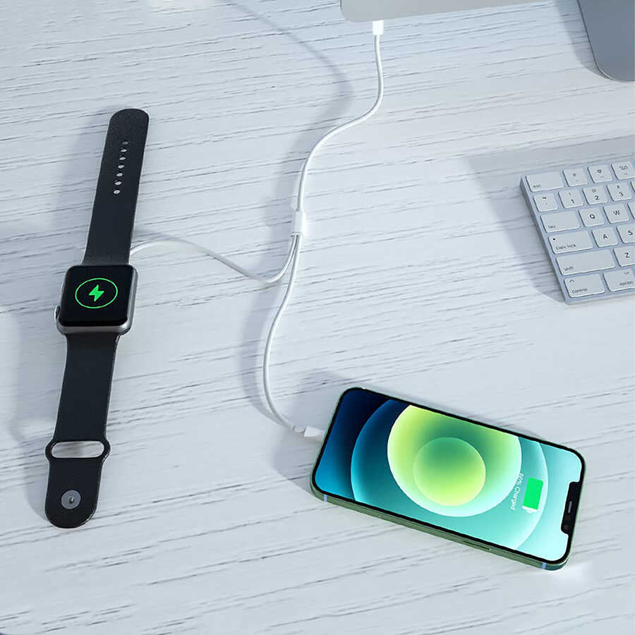 __genel|11|wiwu-m10-2-in-1-wireless-ve-lightning-pd-sarj-kablosu-12|Wiwu M10 2 in 1 Wireless ve Lightning PD Şarj Kablosu